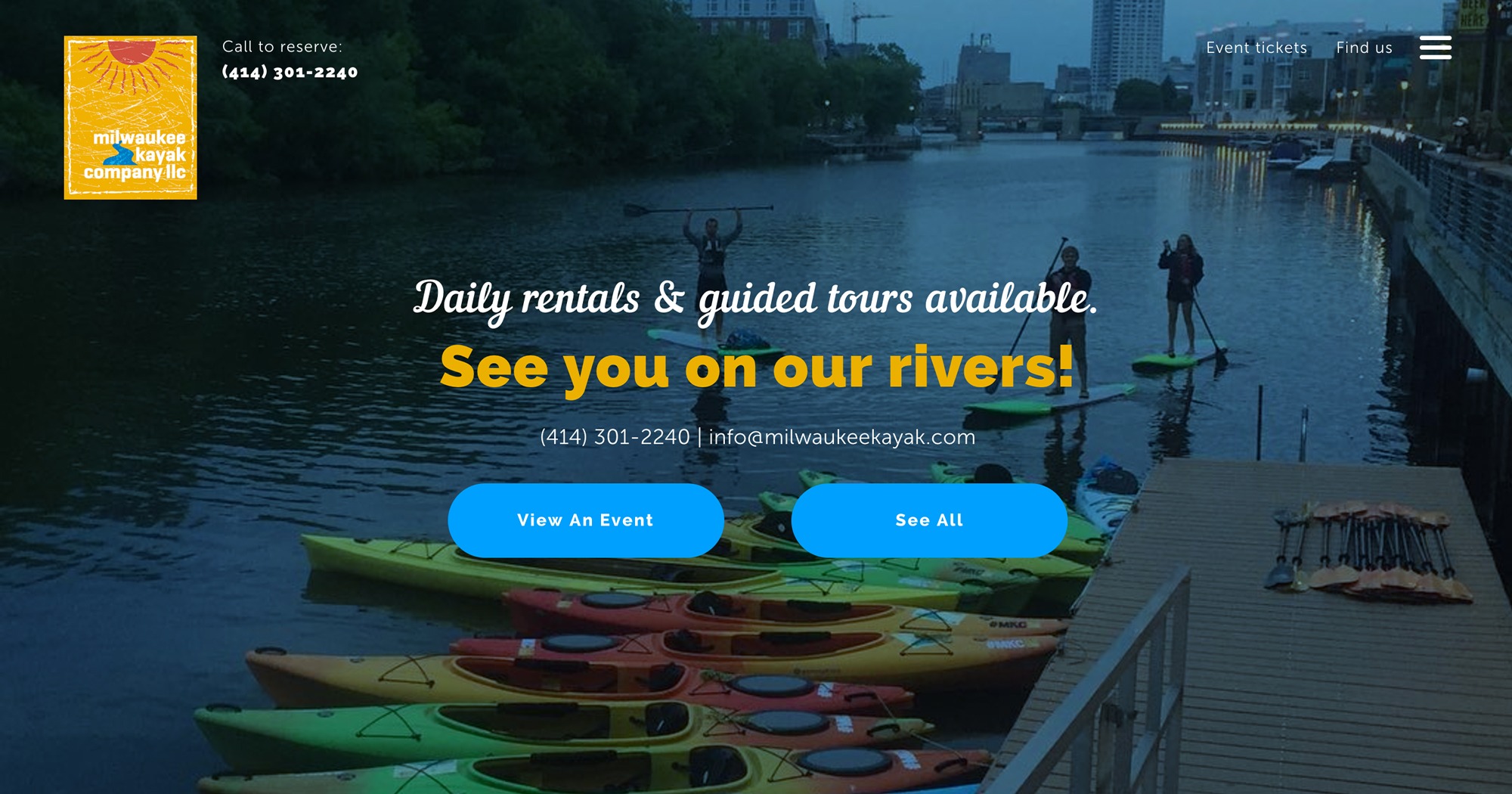 Kayak, Canoe and Paddleboard Rentals Milwaukee Kayak Company