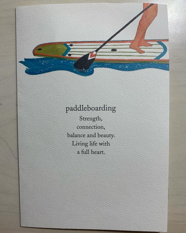 Received this beautiful card in the mail from my sister-in-law. So perfectly true.💙💙🤍🤍 
•
#MKC #milwaukeekayak #kayaks #canoes #paddleboards #milwaukeeriver #milwaukeekayakcompany #milwaukeekayakcompanytours #takemetotheriver #teammkc #harbordistrict #wisconsin #river #kayaking #11yearsafloat #jerrysdocks #schlitzpark #twistedfisherman #summer #paddleboarding #peace #newbeginnings