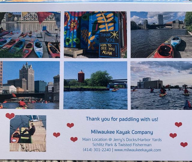 Happy 💕’s Day! So happy we get to spend our summers with you! ☀️🛶
•
#MKC #milwaukeekayak #milwaukeeriver #milwaukeekayakcompany #milwaukeekayakcompanytours #takemetotheriver #teammkc #harbordistrict #wisconsin #river #kayaking #11yearsafloat #jerrysdocks  #schlitzpark #twistedfisherman #summer #fall #winter #spring #water #nature #waterislife