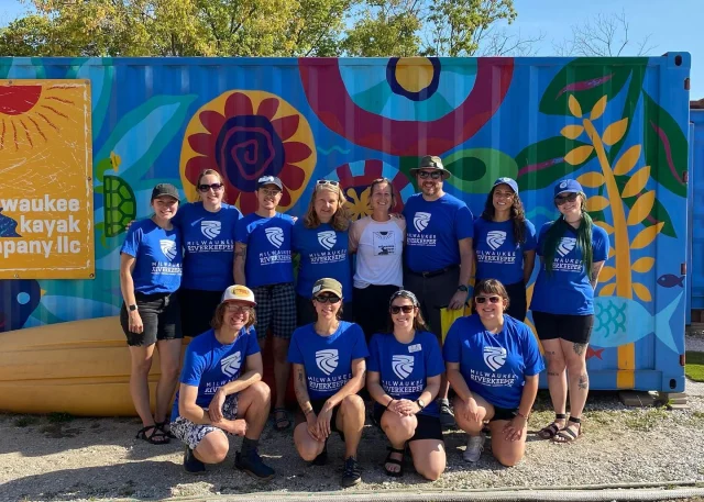 Thanks to our @mkeriverkeeper’s and @nennc, our Riverkeeper, for an amazing spring, summer and fall season on our rivers. We appreciate their work, efforts and leadership in helping to make our rivers a place we love to play on and call home.
☀️💙🛶 
•
#MKC #milwaukeekayak #milwaukeeriver #milwaukeekayakcompany #milwaukeekayakcompanytours #takemetotheriver #visitmilwaukee #teammkc #milwaukee #wisconsin #kayaking #milwaukee #wisconsin