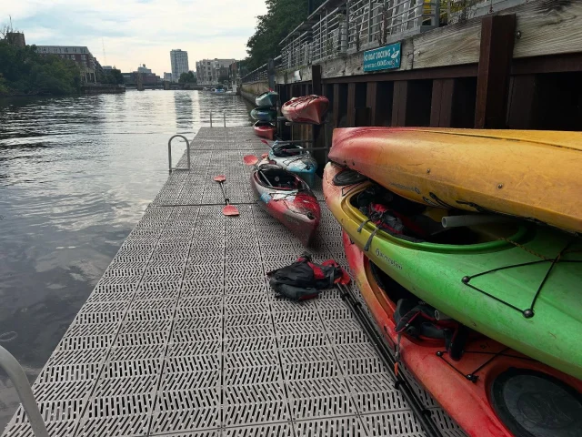 Good Sunday morning. Our main location is open today - 2 and 4 hour rentals available. Calm and quiet day out here. Book online, call or text anytime (414) 301-2240
•
Photo yesterday @ @lakefrontbrewery 🍻
•
#MKC #milwaukeekayak #milwaukeeriver #milwaukeekayakcompany #milwaukeekayakcompanytours	
#takemetotheriver #visitmilwaukee #teammkc #wisconsin #kayaking #milwaukee #discoverwisconsin #puravida #bemine #wearit #summer #jerrysdocks #river #tellmeallyourdreams #goodvibesonly