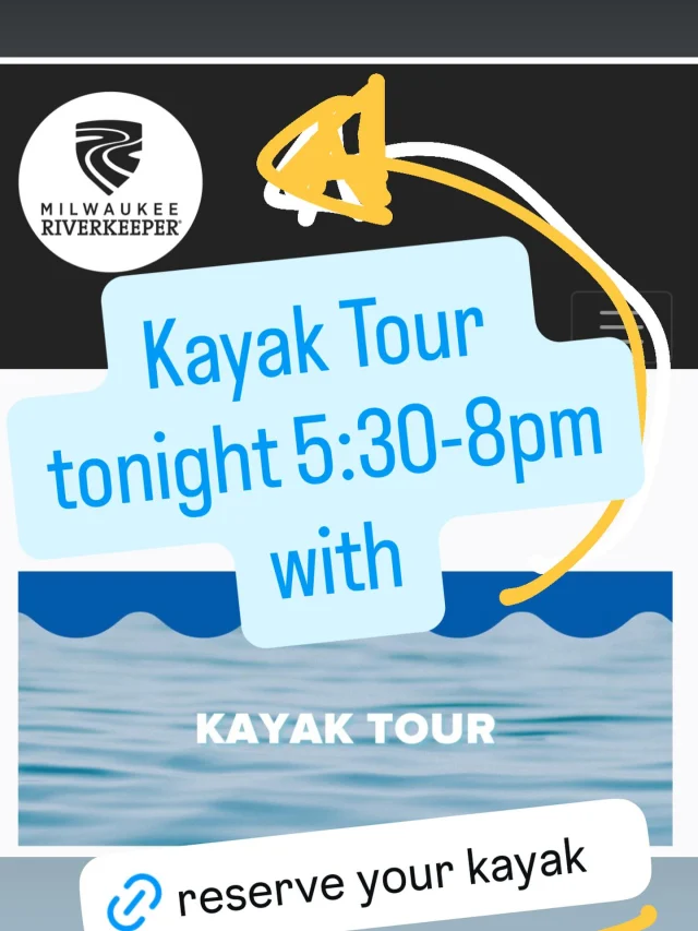 It’s Thursday - we’re open for rentals + have a kayak tour night with @mkeriverkeeper 5:30-8pm. Reserve your kayak, link in stories. 
•
#MKC #milwaukeekayak #milwaukeeriver #milwaukeekayakcompany #milwaukeekayakcompanytours	
#takemetotheriver #visitmilwaukee #teammkc #wisconsin #kayaking #milwaukee #discoverwisconsin #puravida #bemine #wearit #summer #jerrysdocks #river #tellmeallyourdreams #goodvibesonly