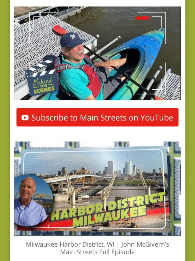 Someone recently brought up this memory of #MKC on @mainstreetstv 💙 What a fun day and wonderful opportunity to represent the @harbordistrict 🛶⚓️ Thanks John McGivern!! 
Opening in May, see you soon!
•
#MKC #milwaukeekayak #milwaukeeriver #milwaukeekayakcompanymilwaukee
